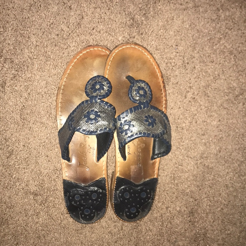 Blue and Gold-Jack Rogers Sandals